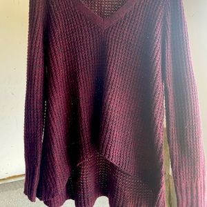 Comfy knit v-neck sweater